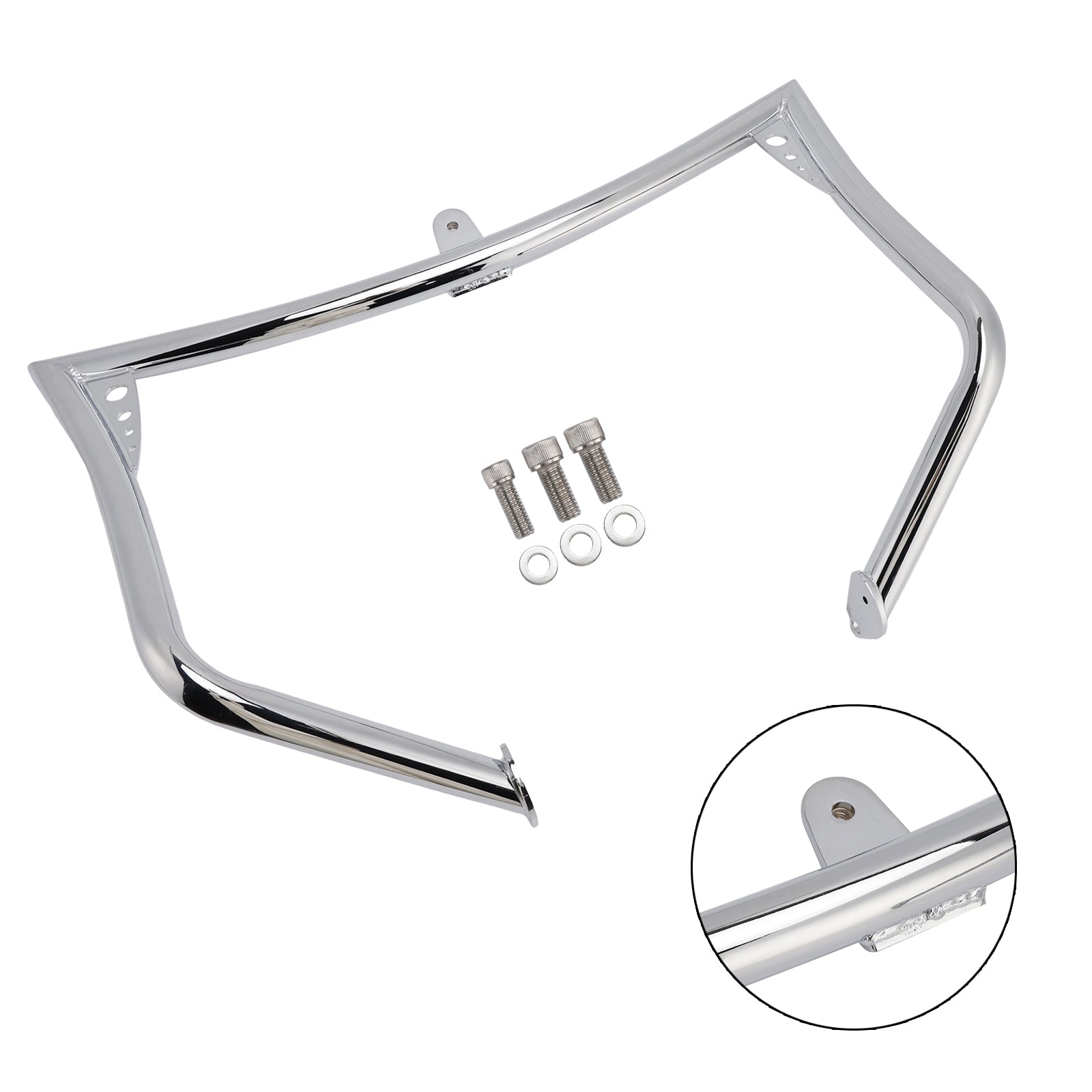 2001 FLTRSEI2 CVO Road Glide Touring Chrome Engine Guard Anti-Crash Bumper Frame Protector