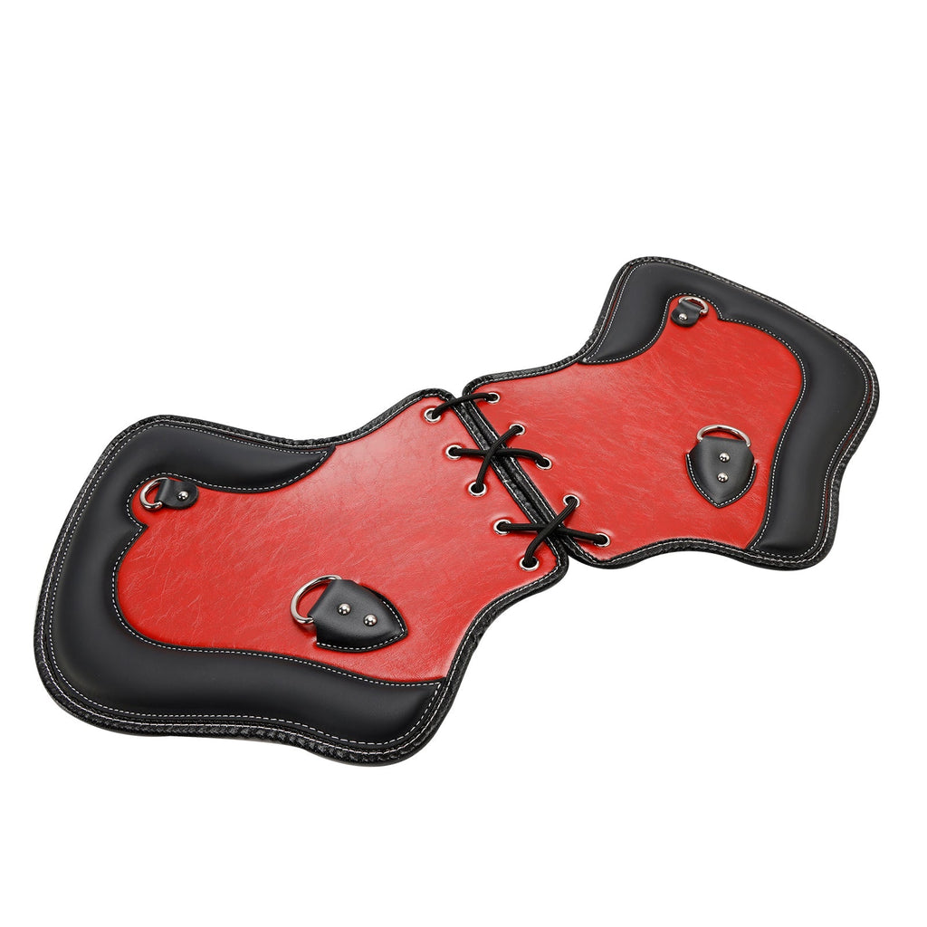 CNC Motorcycle Heat Shield Saddle Guards Pair Compatible 1985-2017 Harley Cruiser Models Black Brown