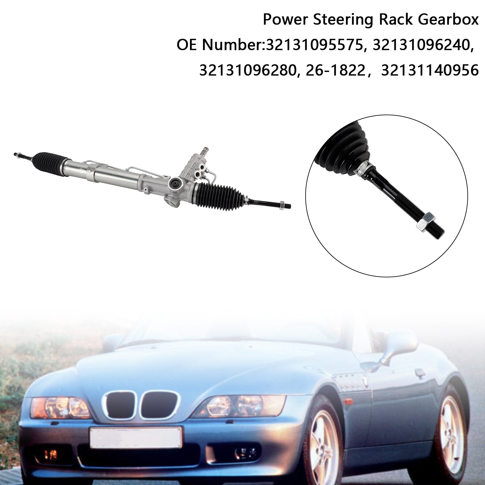 1995/07-2000/08 BMW 3 Series E36 318 Ti Power Steering Rack Gearbox 32131140956 32131094927
