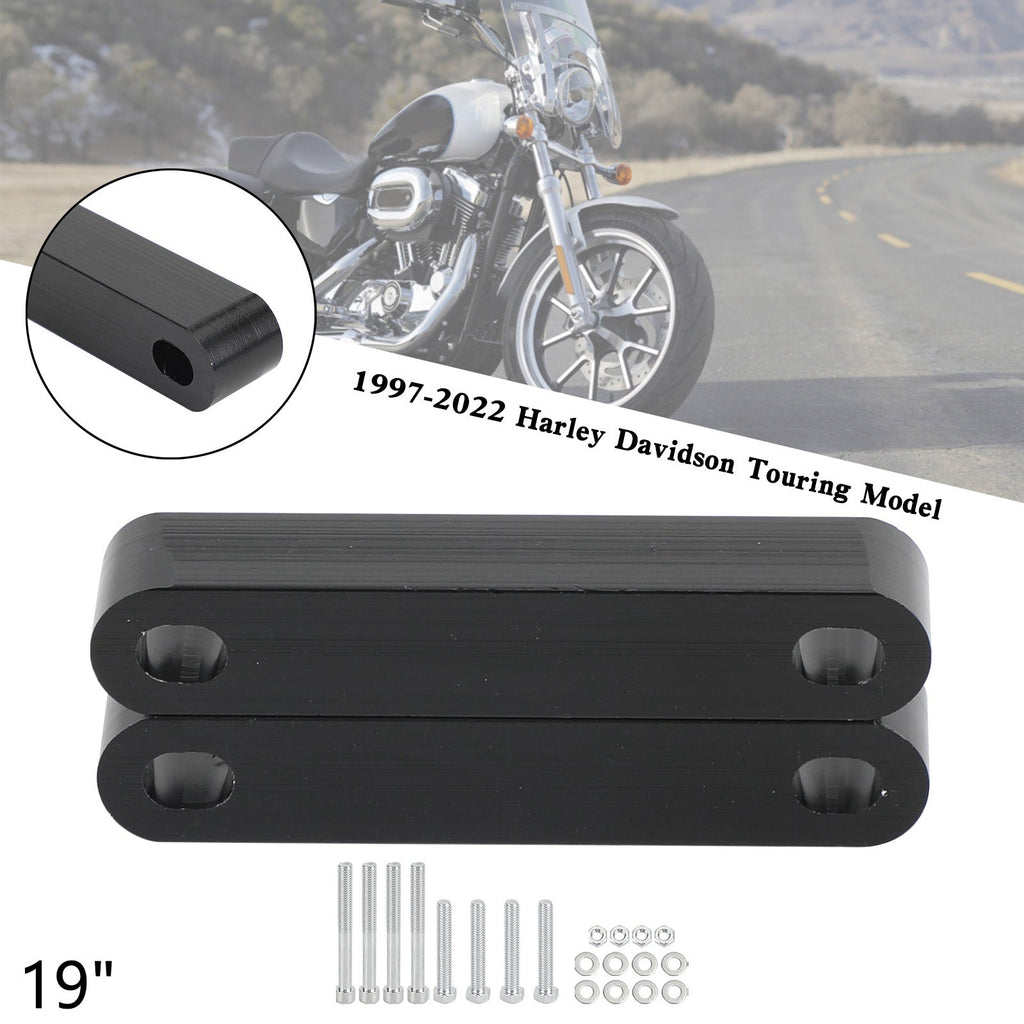 19" 21" 23" Front Fender Spacers for 1997-2022 Touring Electra Street Glide Road