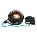 18-Pole Alternator Stator Assembly & Charging Regulator with Gasket for Tiger 800 XC/XCA/XCX 11-20