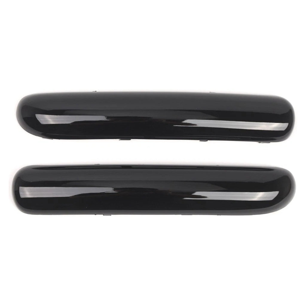 Mini One Cooper R50/R52/R53 2001-2004 Glossy Black Front Bumper Trim Set Pair