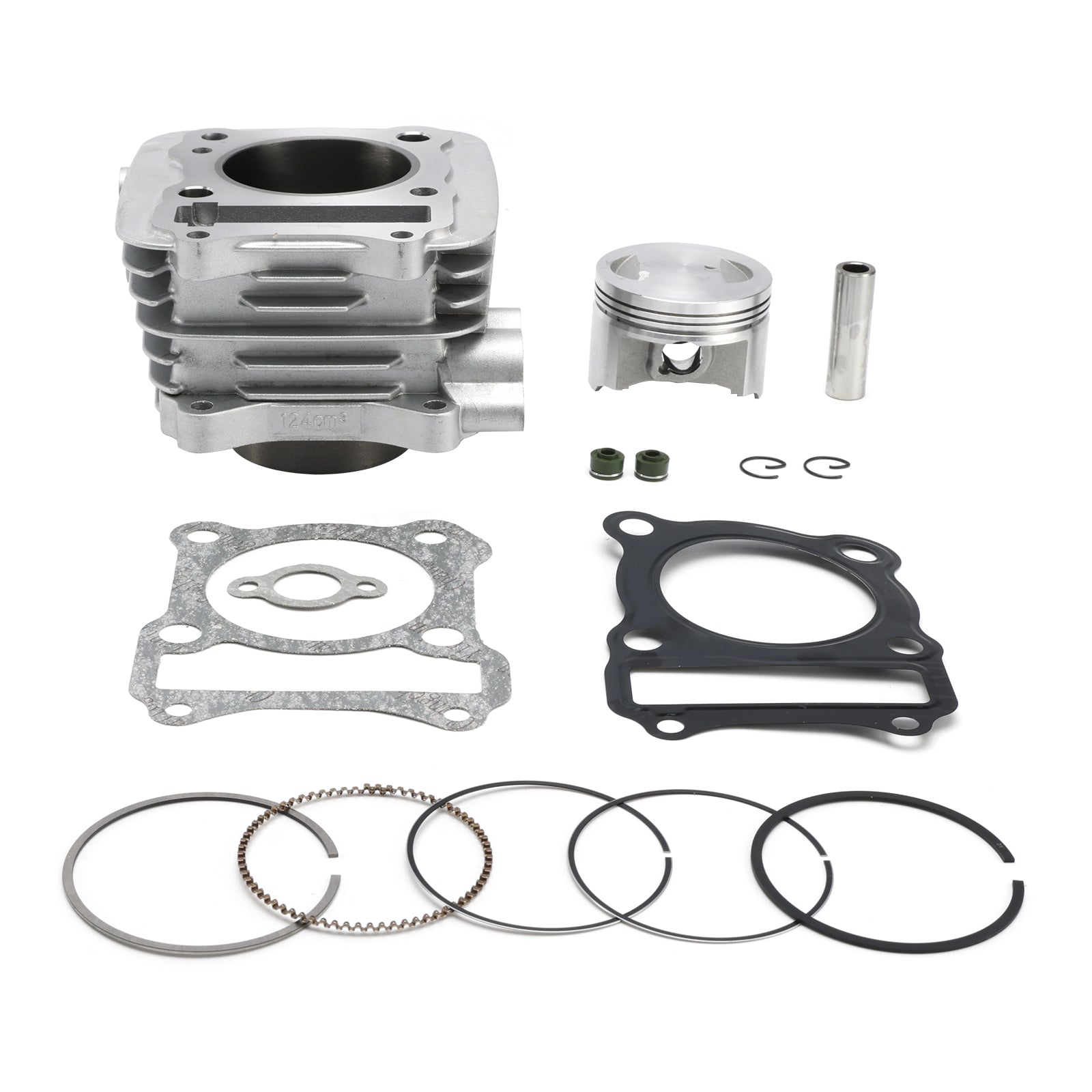 150cc Engine Piston Cylinder Assembly for Kreidler Luxxon 125 DD 4T Supermoto Enduro 08-16