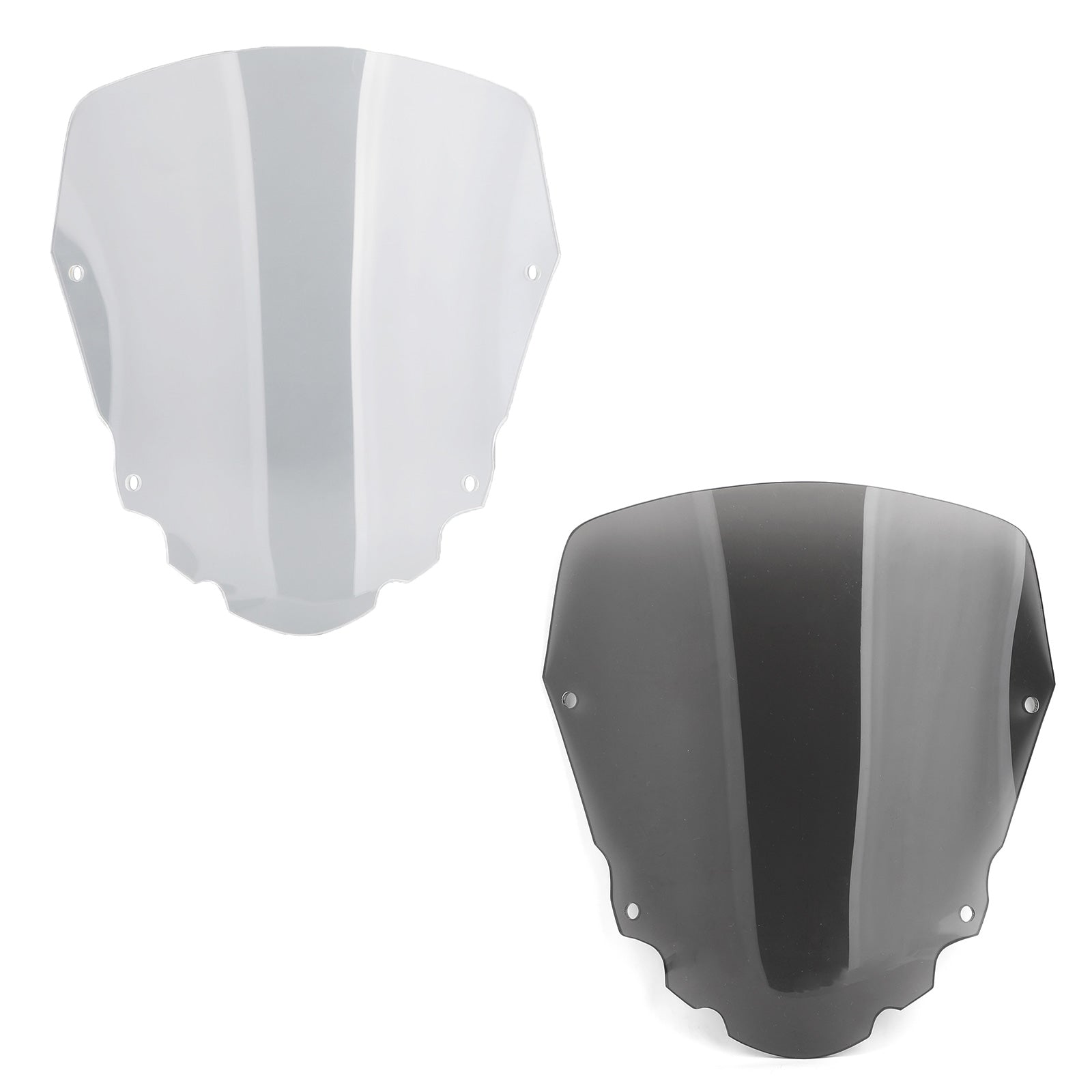 Short 4mm Windshield for Kawasaki KLR650 2008-2014 Motorcycle Generic