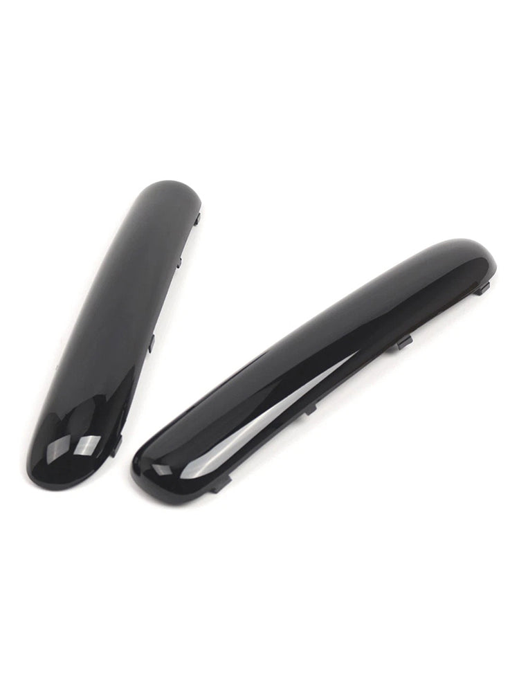 Mini One Cooper R50/R52/R53 2001-2004 Glossy Black Front Bumper Trim Set Pair