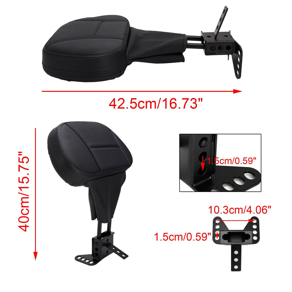 Tri Glide Road King Road Glide Street Electra 1988-2008 Driver Backrest Pad