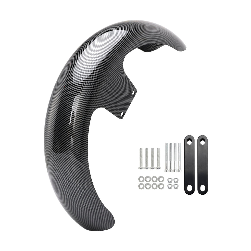 19" Front Fender ABS Wrap Kit For Harley Touring Road Glide Street Glide Electra Bagger FLHT FLHR