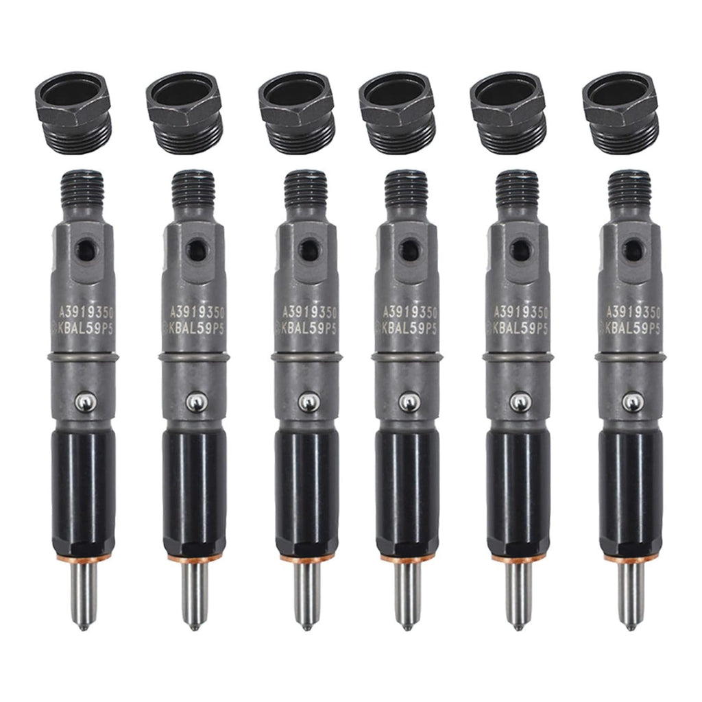 6-Piece Fuel Injector Kit 0432131837 Dodge D250 D350 1989-1993 Cummins 5.9L 12 Valve