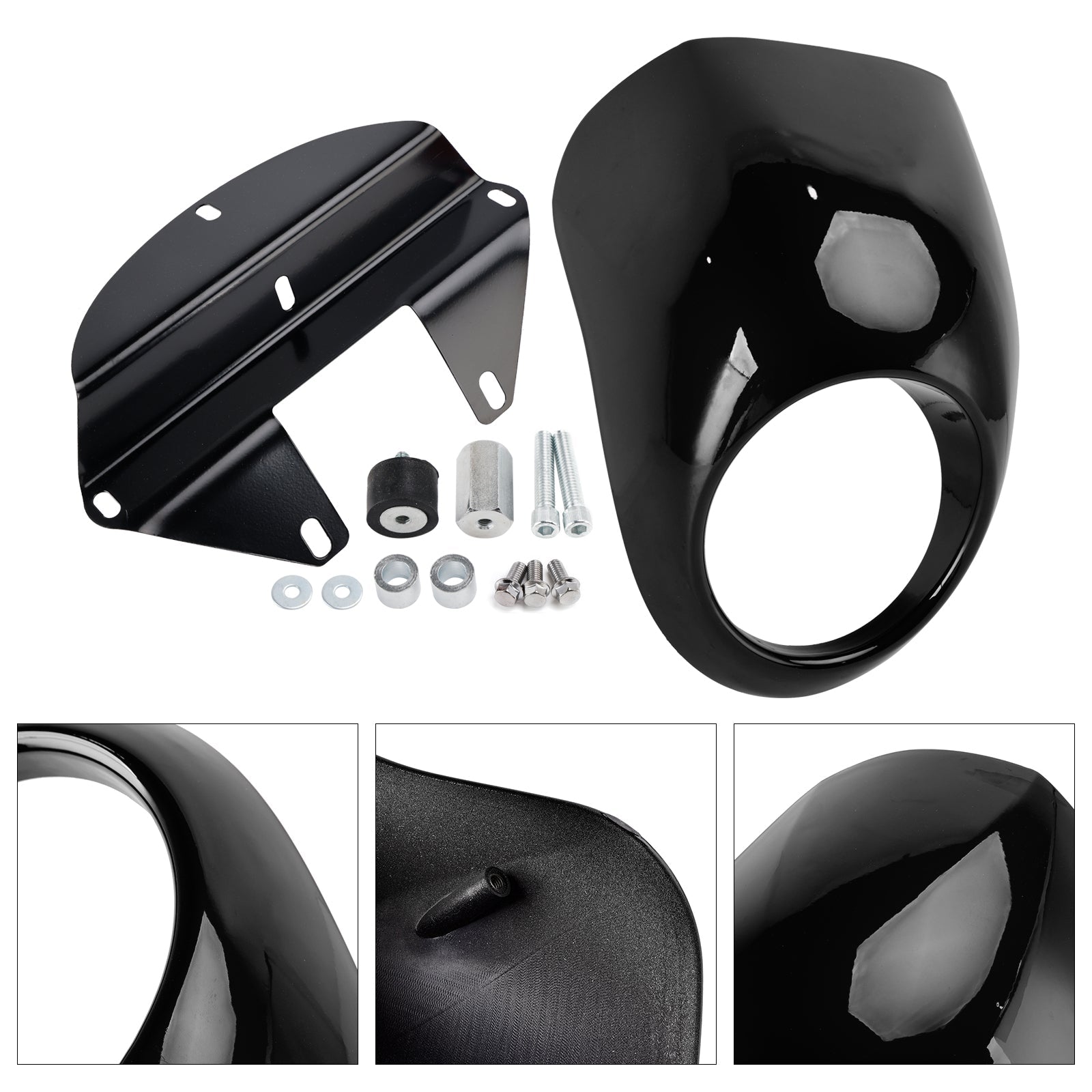 1973-Up FX XL Sportster Dyna Headlight Fairing Cover for 883 and 1200 Models