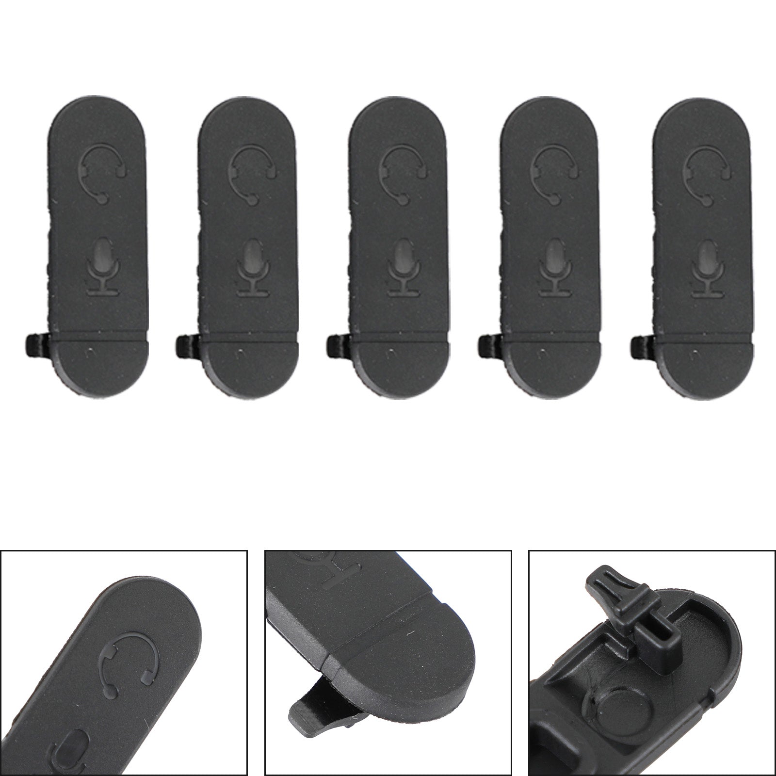 Dust Cover Replacement for XIR P3688 DEP450 DP1400 CP200D Radio Earphone Jack