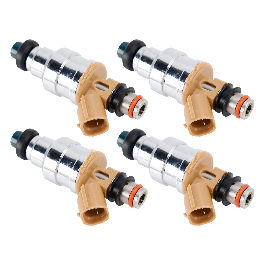 4-Piece Fuel Injector Assembly E92Z9F593A 1988-1989 Mazda 626 LX 2.2L 4-Door Hatchback