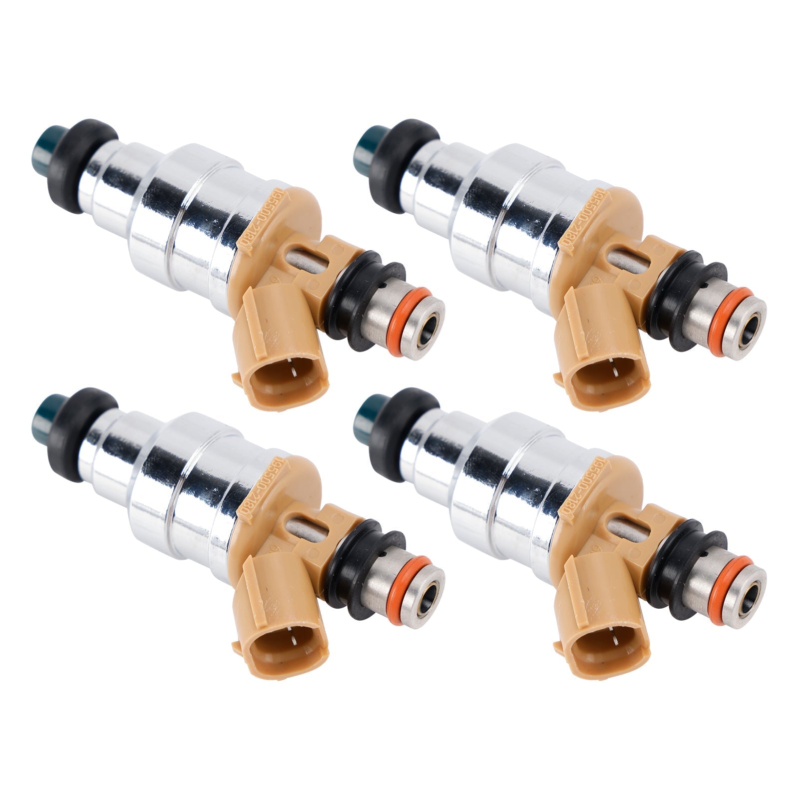 1989 Ford Probe Hatchback 2.2L 4-Cylinder 4Pcs Fuel Injector 195500-1280 GL/LX Models