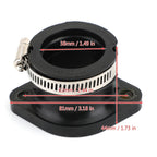 Carburetor Intake Boot Flange Set for Polaris Classic Touring Indy Longtrak Reverse RMK SKS Sport Touring Supersport Supertrak TrailGeneric 2 Pack