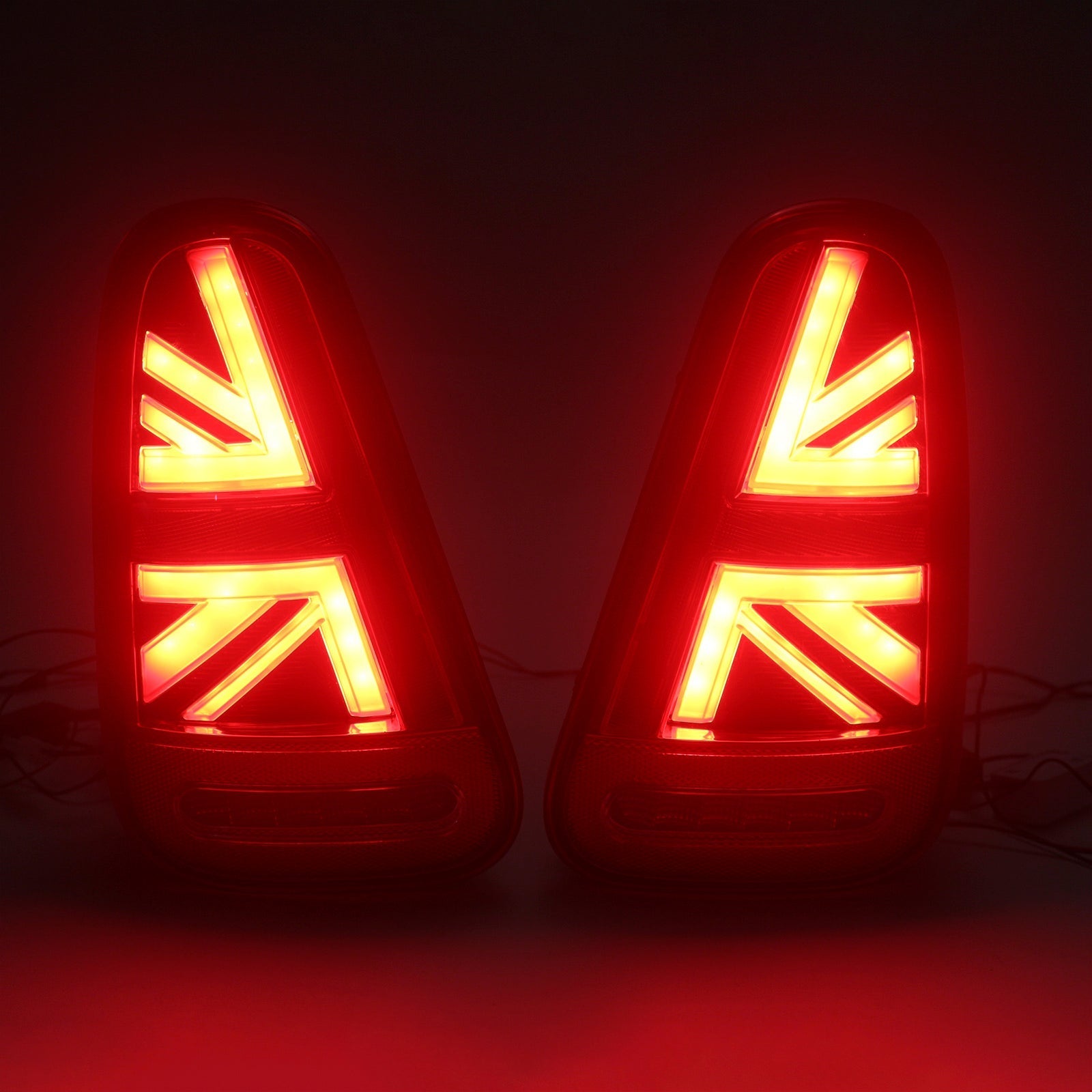 2001-2006 BMW Mini Cooper R50 R52 R53 Replacement LED Tail Lights Pair with Turn Signal Functions