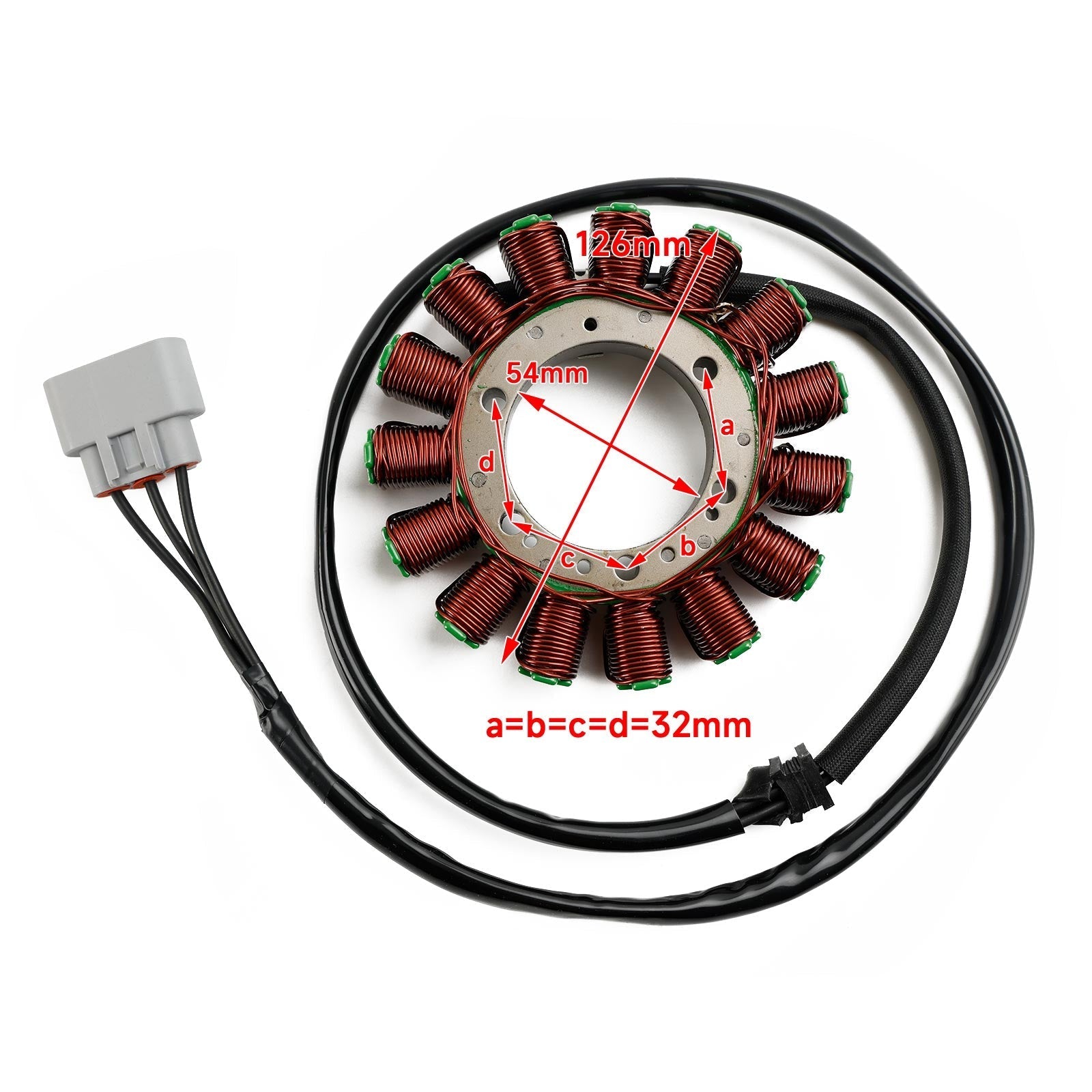 15 Pole Generator Stator Assembly for Tiger 800 800XC 800XCA 800XRT T1300043 2011-2020