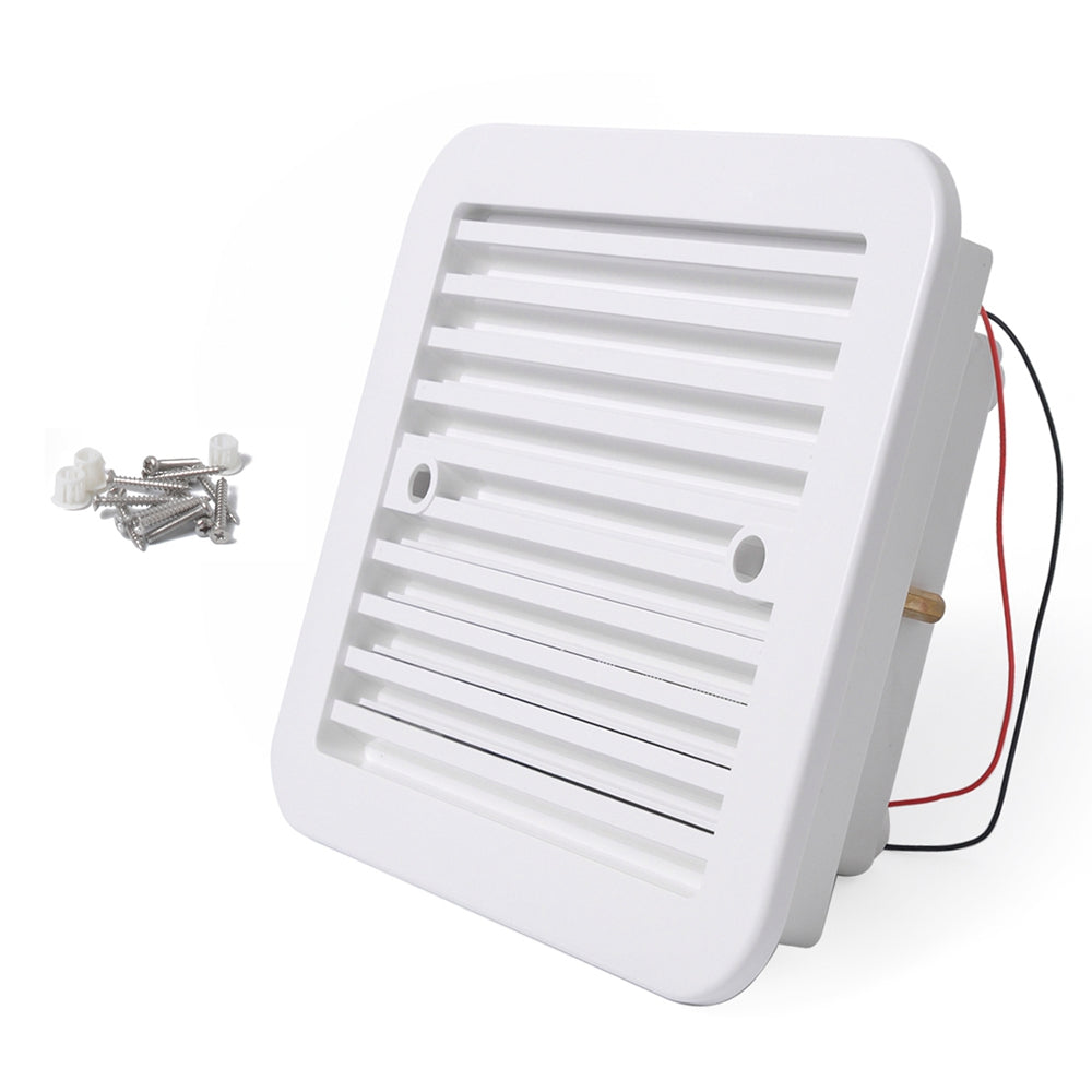 12V Mute Exhaust Ventilation Fan for RV Caravan Trailer Side Air Cooling