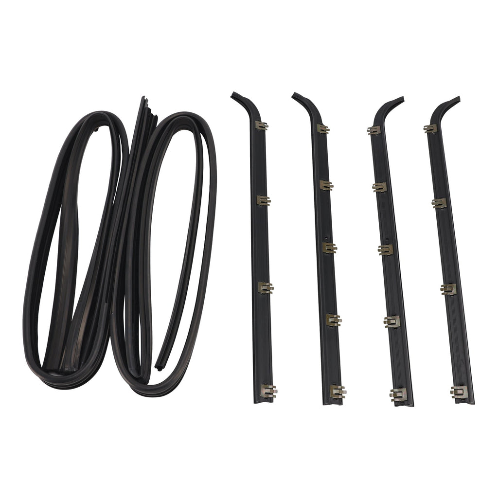 1987 1988 1989 1990 1991 1992 1993 1994 1995 1996 Ford Bronco Window Seal Weatherstrip 4PC Belt Kit Plus 2PC Seal