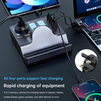 140W PD100W Fast Wireless Smart Charging Station Socket for Notebooks and Quick Charge Enabled Vehicles