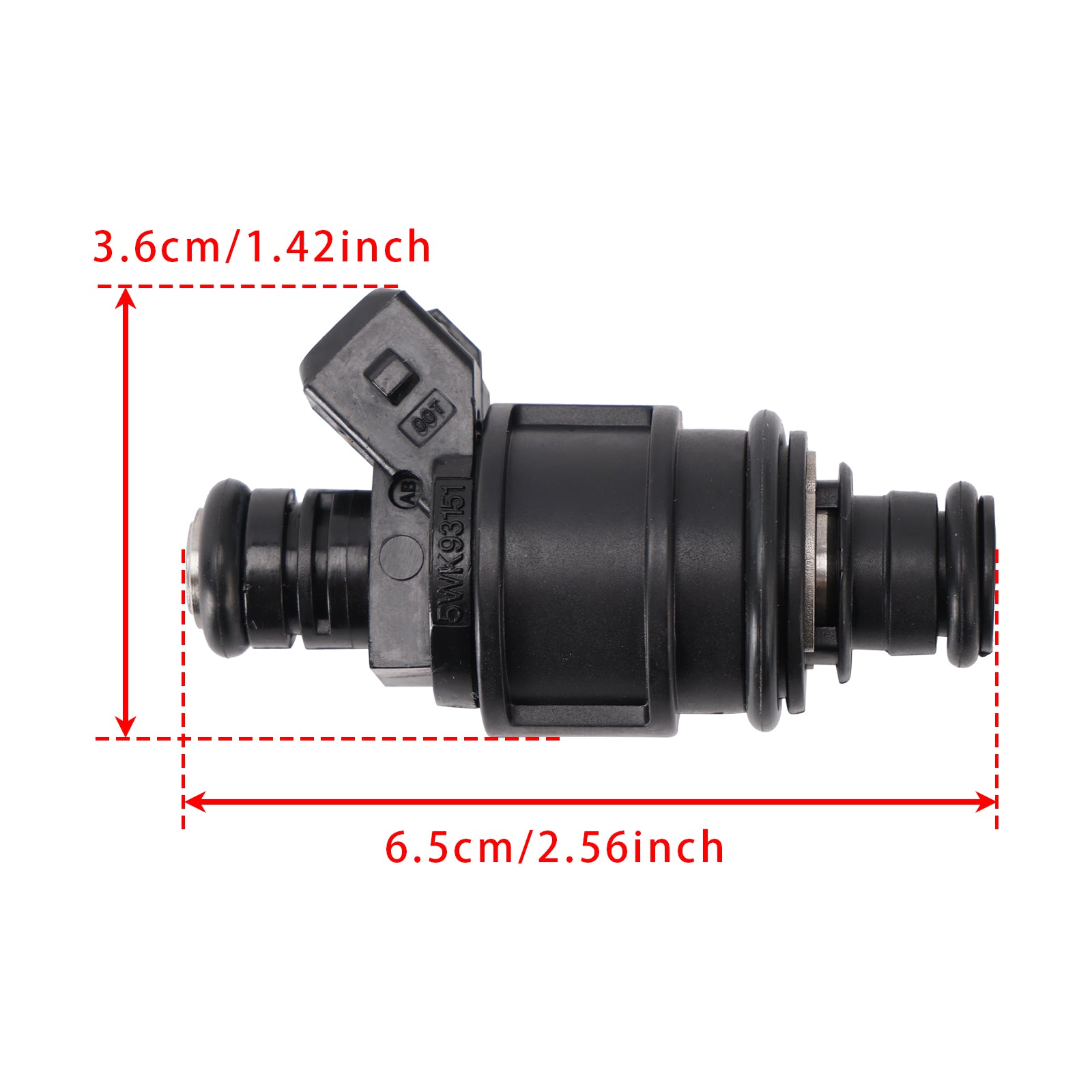 Vauxhall Astra Vectra Zafira 1.8L Fuel Injector Part 90536149 5WK93151 Single Unit