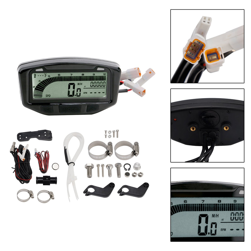 2001-2005 Raptor 660 Digital LCD Gauge Pod Speedometer Odometer Tachometer Instrument