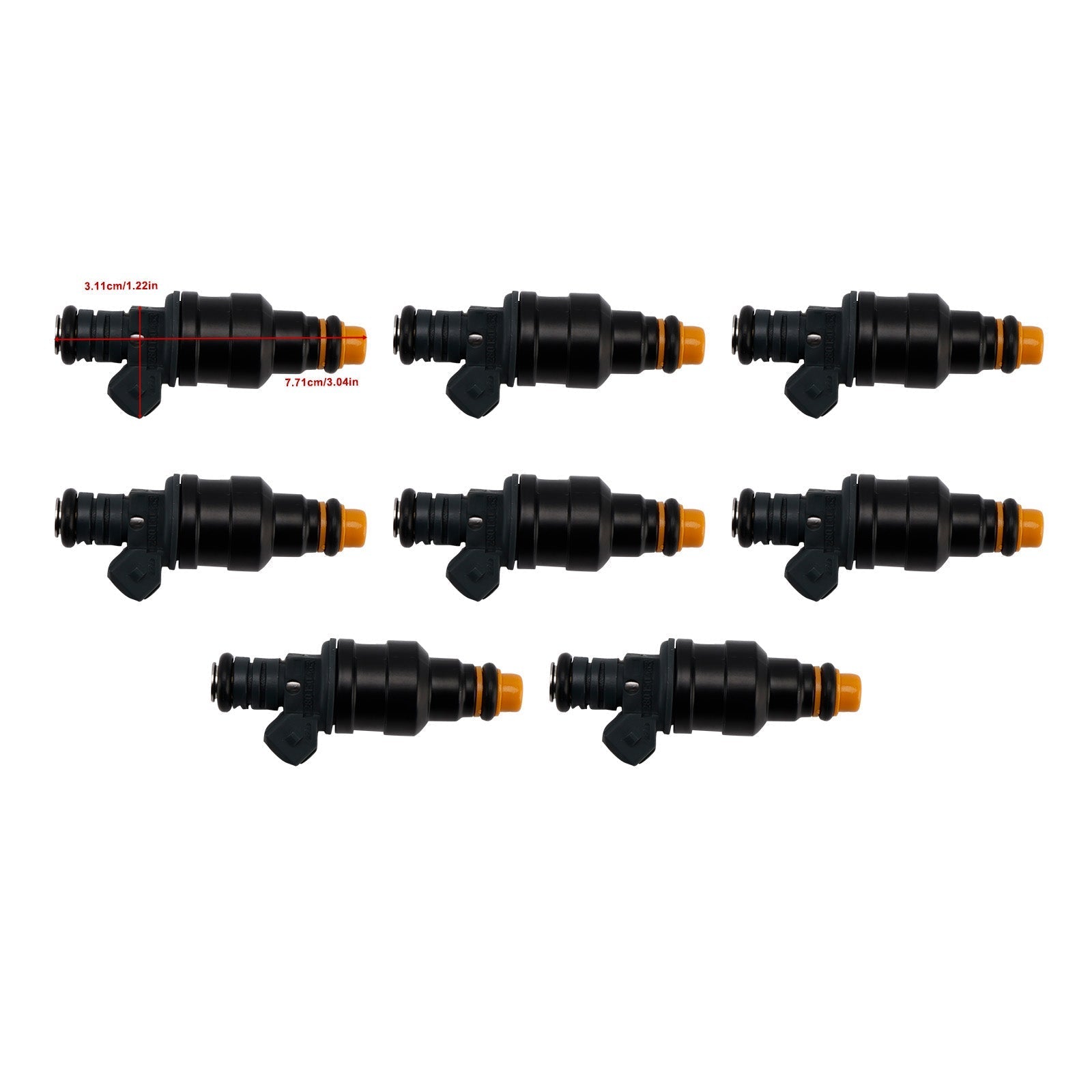 0280150463 For Audi A8 3.7 4.2 Quattro [4D2, D2] 8PCS Fuel Injector