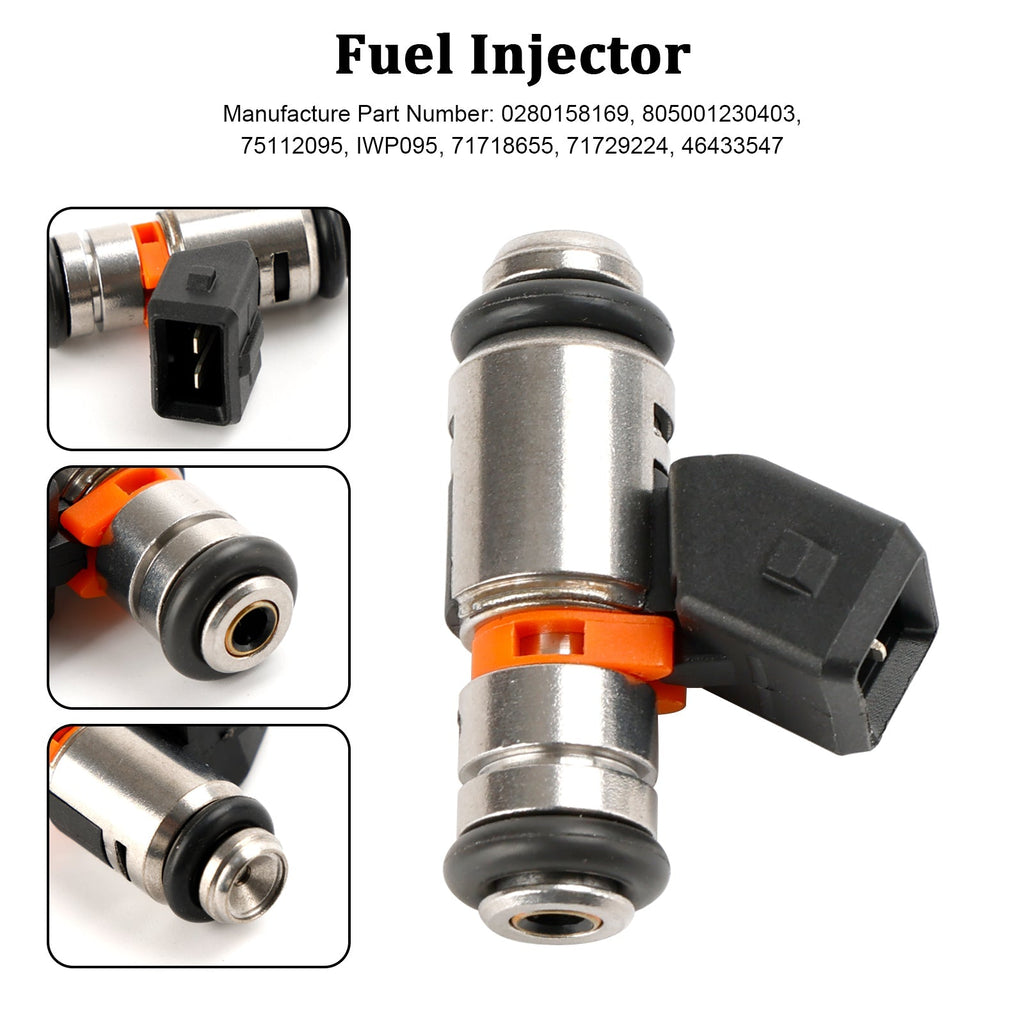IWP095 Fuel Injector Compatible with Fiat Punto 1.4 and Fiat Palio 1.6 2007 2008 2009