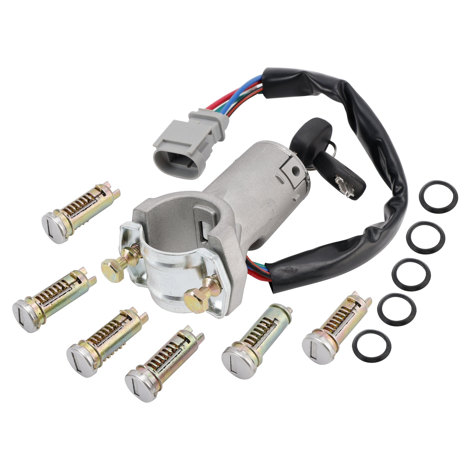Iveco Daily Ignition Lock Cylinder Kit 6x Locking Cylinders with Key 2000-2006 2991727
