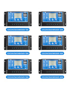 12V-60V Solar PWM Charge Controller with Current Monitor Display for Street Light Systems 0V Start