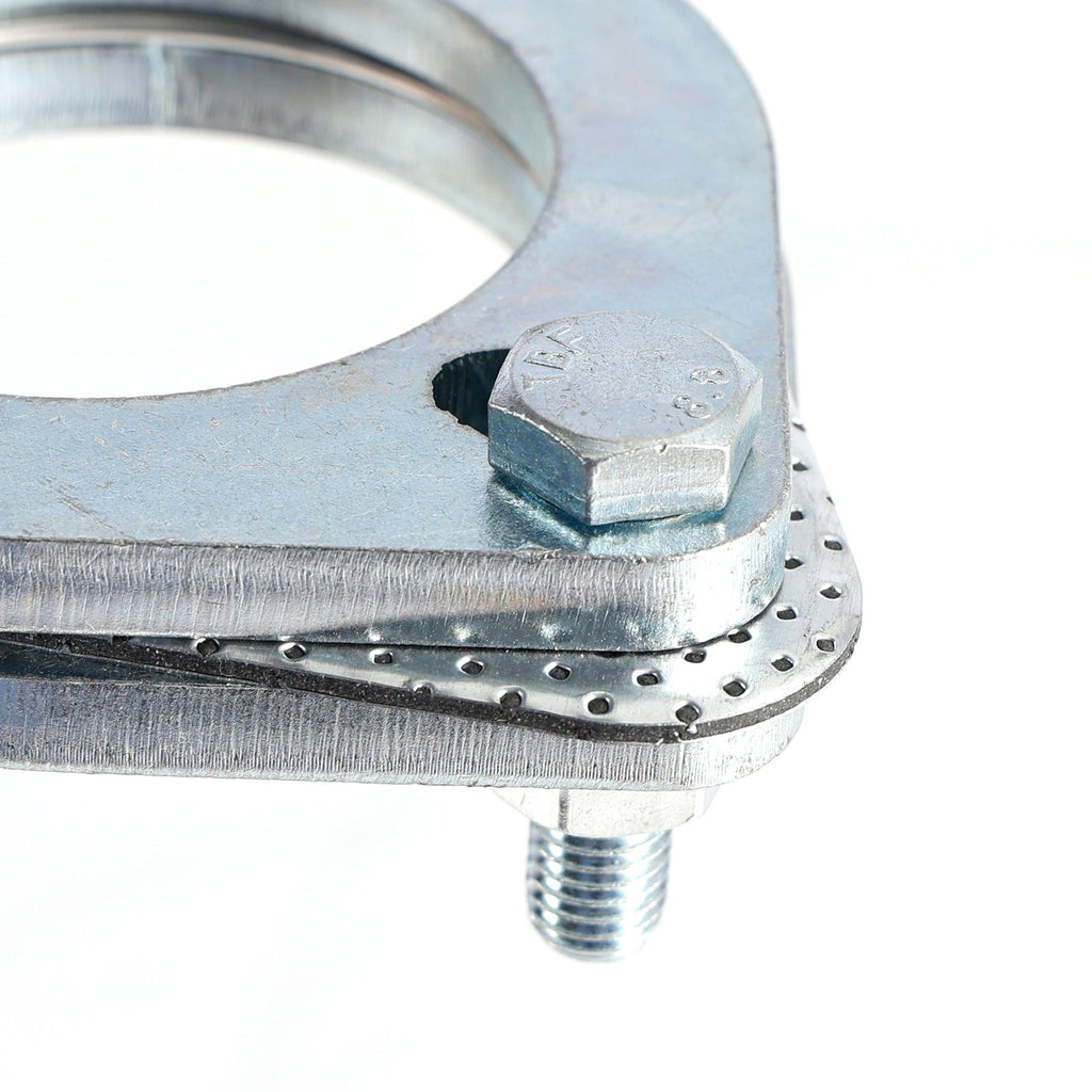 Exhaust Pipe Repair Flanges Steel 2.5" 64mm Joint Connectors with Hardware