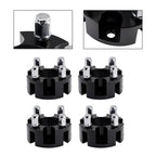 Black Wheel Spacer Kit 2" Lug Nuts Compatible Yamaha EzGo Club Car Golf Carts