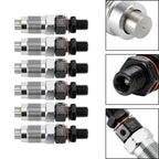 Toyota HZJ Series 6-Piece Fuel Injector Set 23600-19075 for 1990-2007 Models