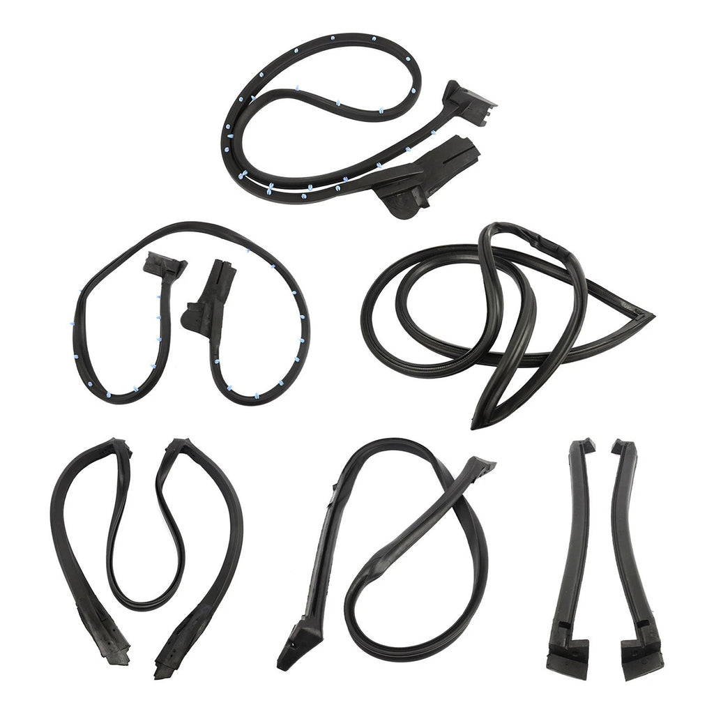 1984 to 1996 Chevy Corvette C4 Coupe Waterproof Weatherstrip Seal Kit 9096GGW