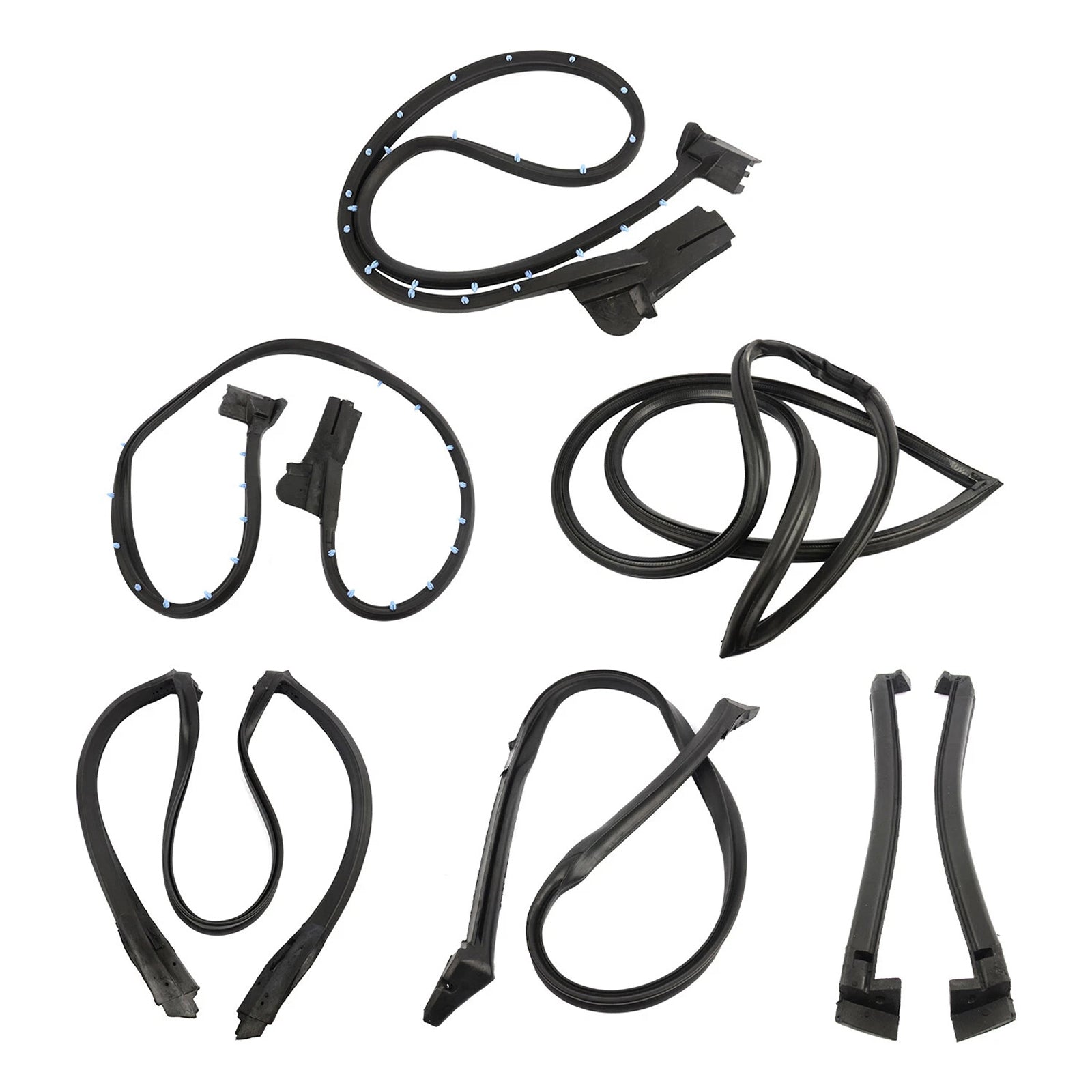 1984 to 1996 Chevy Corvette C4 Coupe Waterproof Weatherstrip Seal Kit 9096GGW