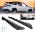 19 Inch Generic Rear Bumper Spoiler Diffuser Canard Splitter Valence Lip Carbon Fiber Finish