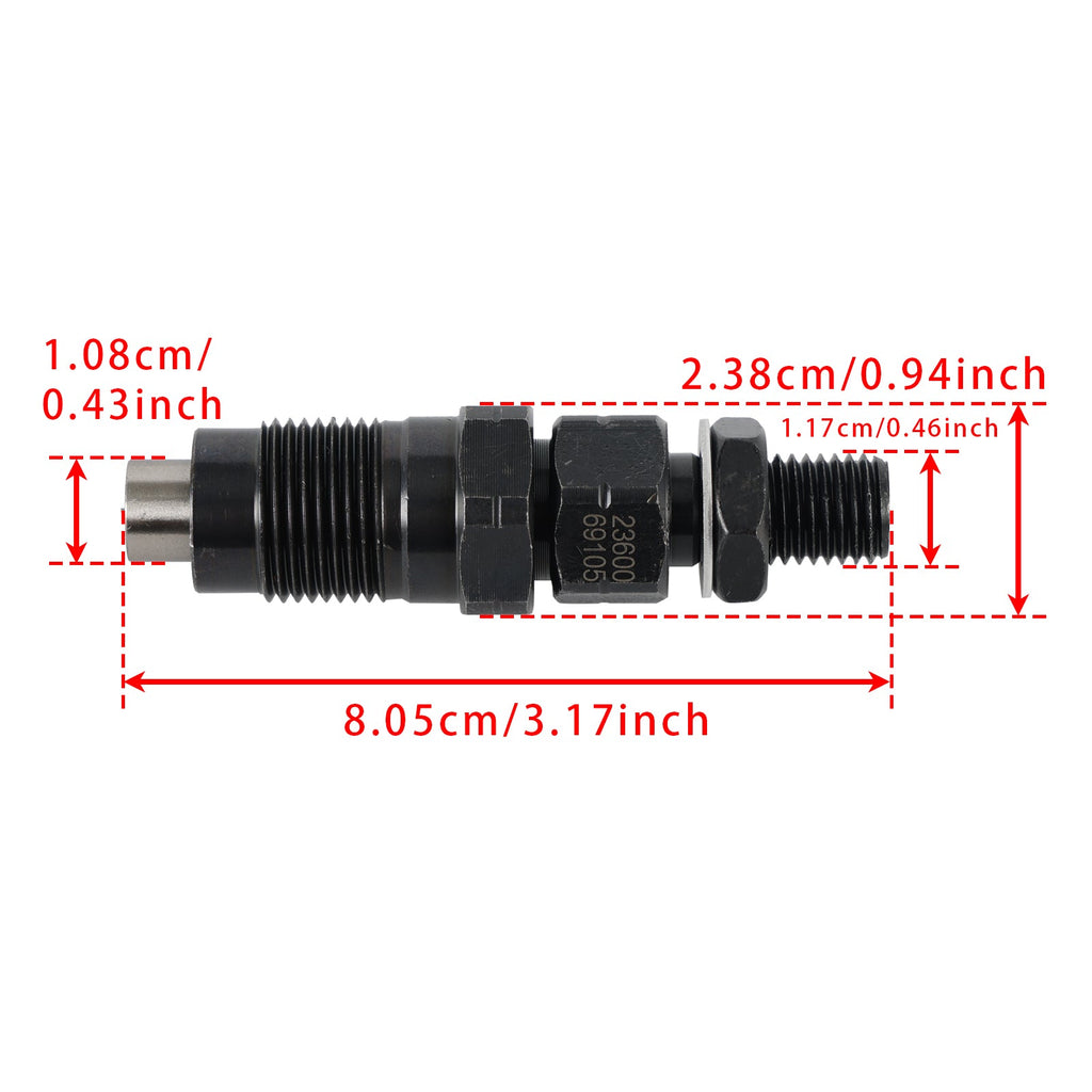 1Pcs Toyota 1KZ-T Diesel Fuel Injector 23600-69105 Land Cruiser 093500-5700