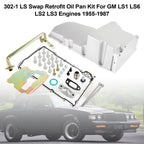 1955-1987 LS Engine Retrofit Oil Pan Assembly Kit 302-1 81074 GM LS1 LS2 LS3 LS6