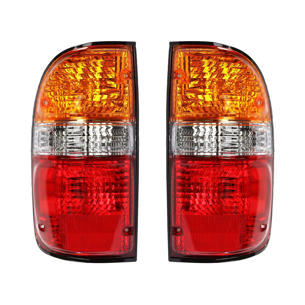 Toyota Tacoma 2001 2002 2003 2004 Rear Tail Lamp Lights Pair with Bulbs