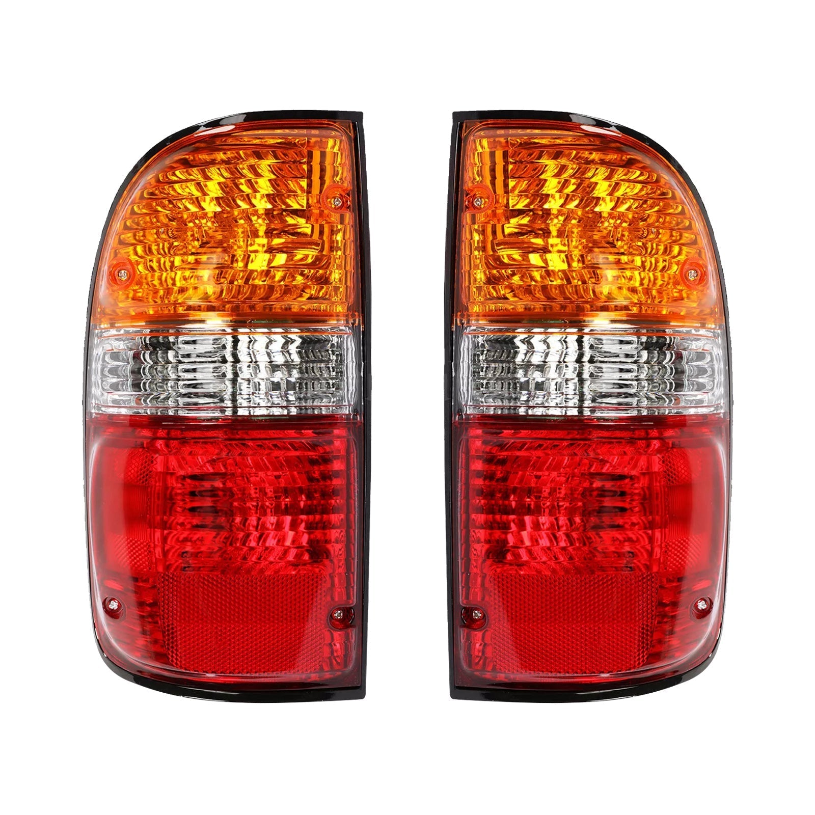 Toyota Tacoma 2001 2002 2003 2004 Rear Tail Lamp Lights Pair with Bulbs