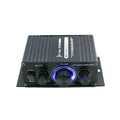 2x200W 12V Automotive Stereo Amplifier with MP3 Radio Function and LED Design for Cars