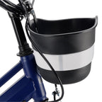 18-Inch Youth Bike featuring Stabilizer Wheels and Luggage Rack - Dark Blue