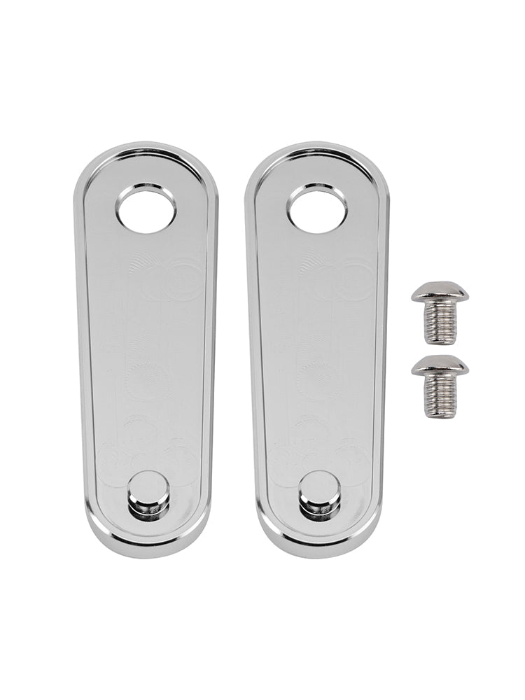 Rear Floorboard Frame Plates for 1993-2023 Harley Electra Glide and Road Glide Motorcycles