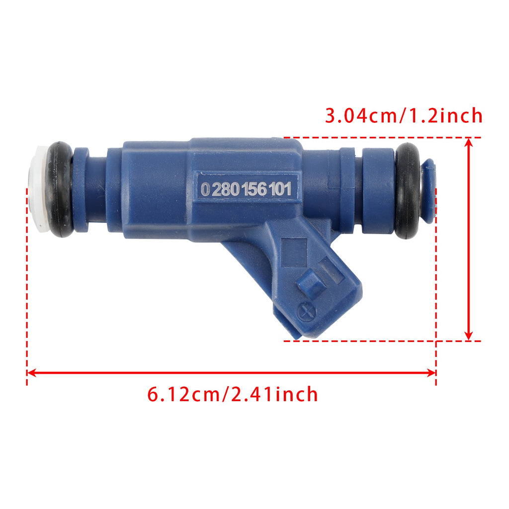 1Pc Fuel Injector 0280156101 for Porsche Cayenne 9PA 4.5 Liter Engine