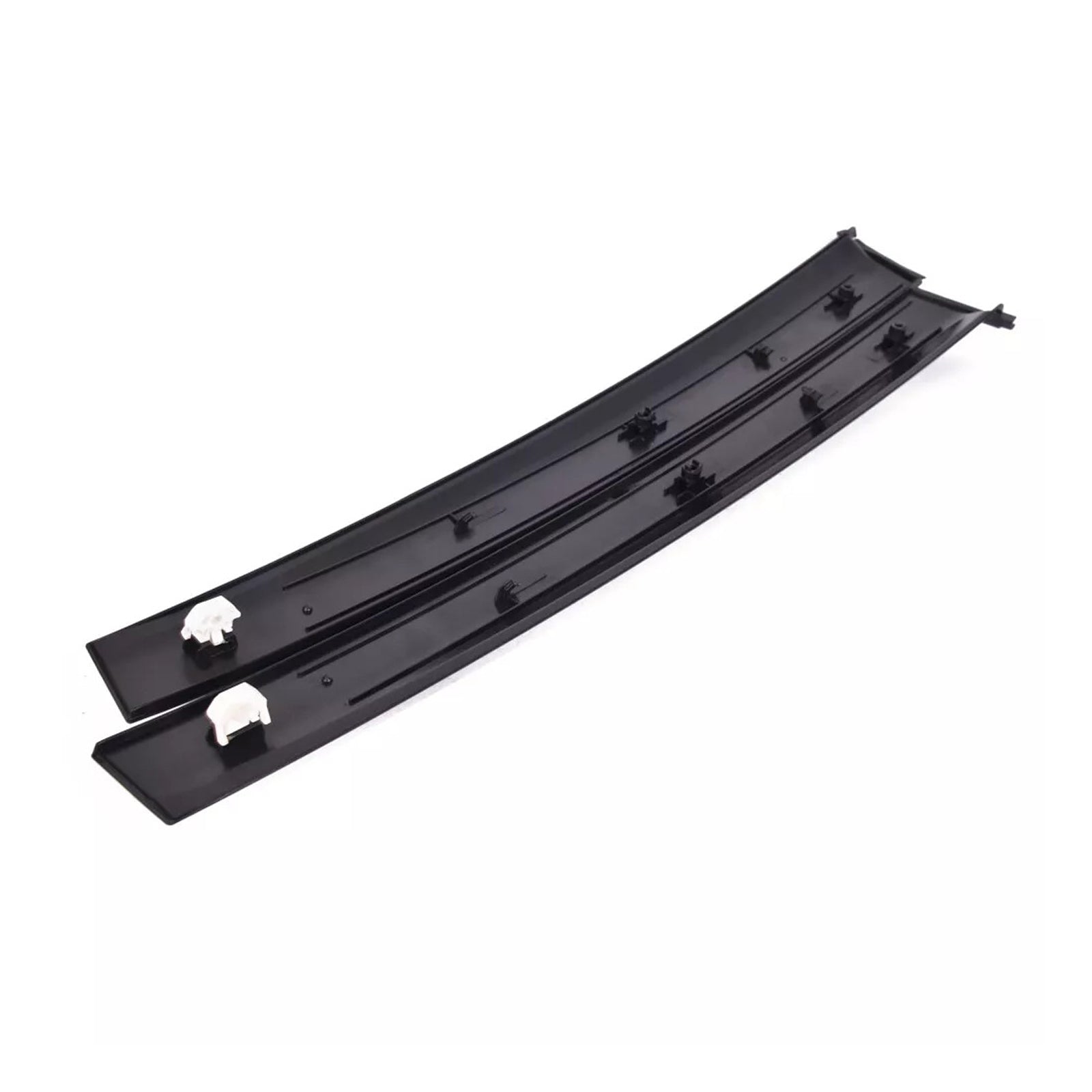 1992-1995 Honda Civic Coupe Hatchback Left Right Door Pillar Sash Trim Garnish Set SLJ-1173A-BK