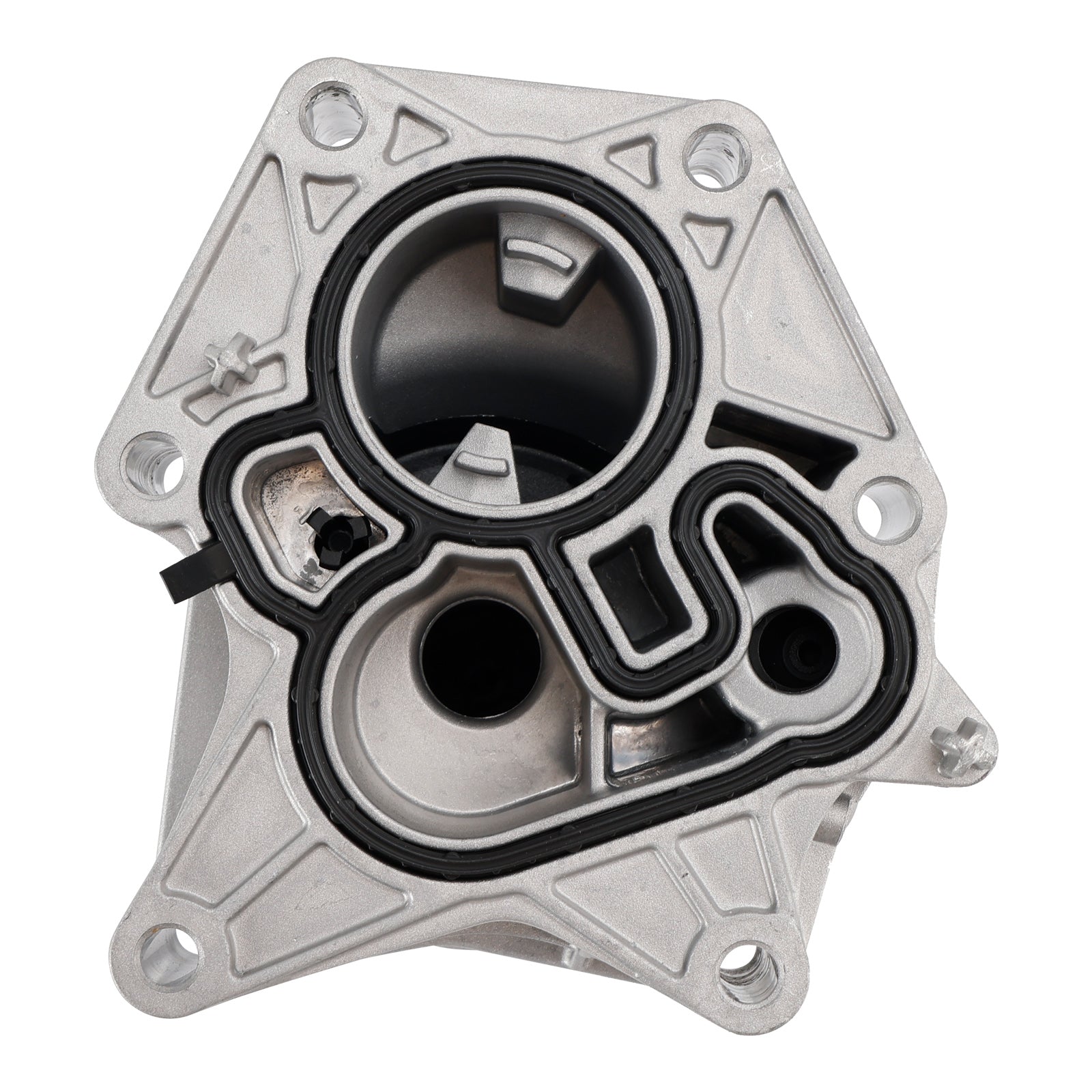 Oil Cooler Oil Filter Housing 06M115401K/E/LCWG Compatible with Audi S4 S5 A6 A7 SQ5 Volkswagen