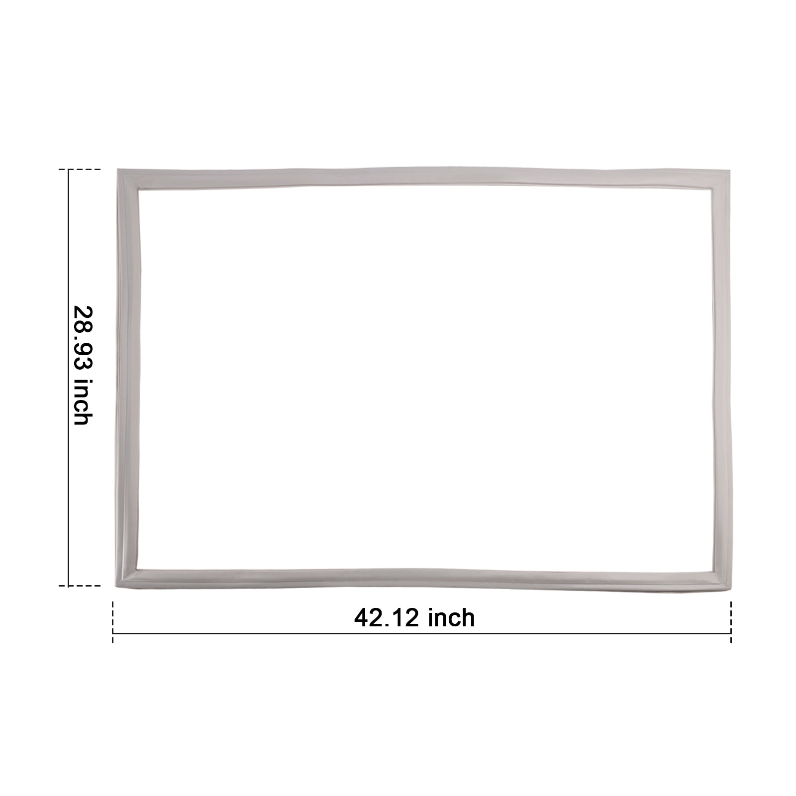 2 Pack Replacement Freezer Door Gasket 241872512 Compatible with Electrolux 240390704 240514612 1379488