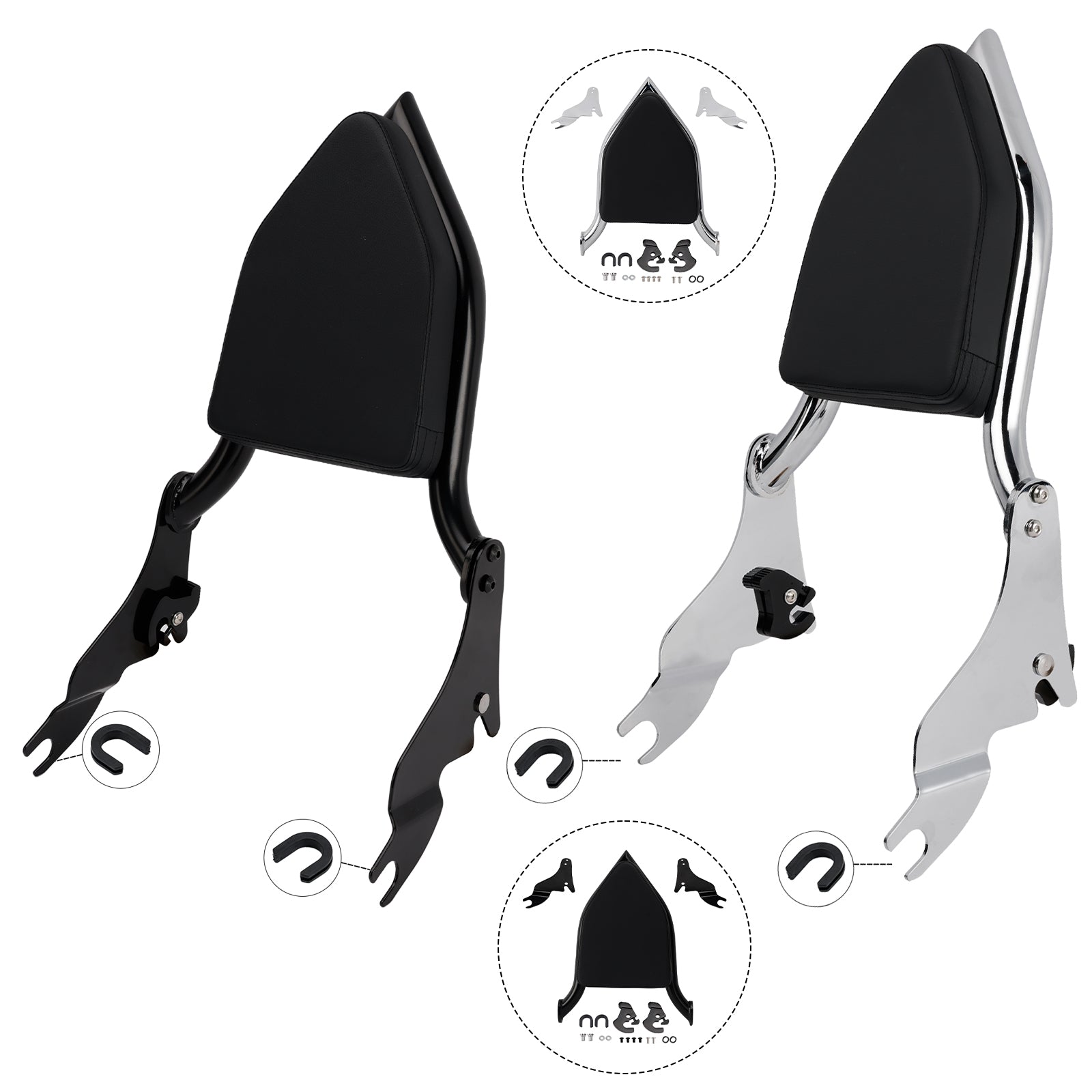 2000-2001, 2009, 2024 CVO Road Glide FLTRSE Passenger Backrest Sissy Bar Support