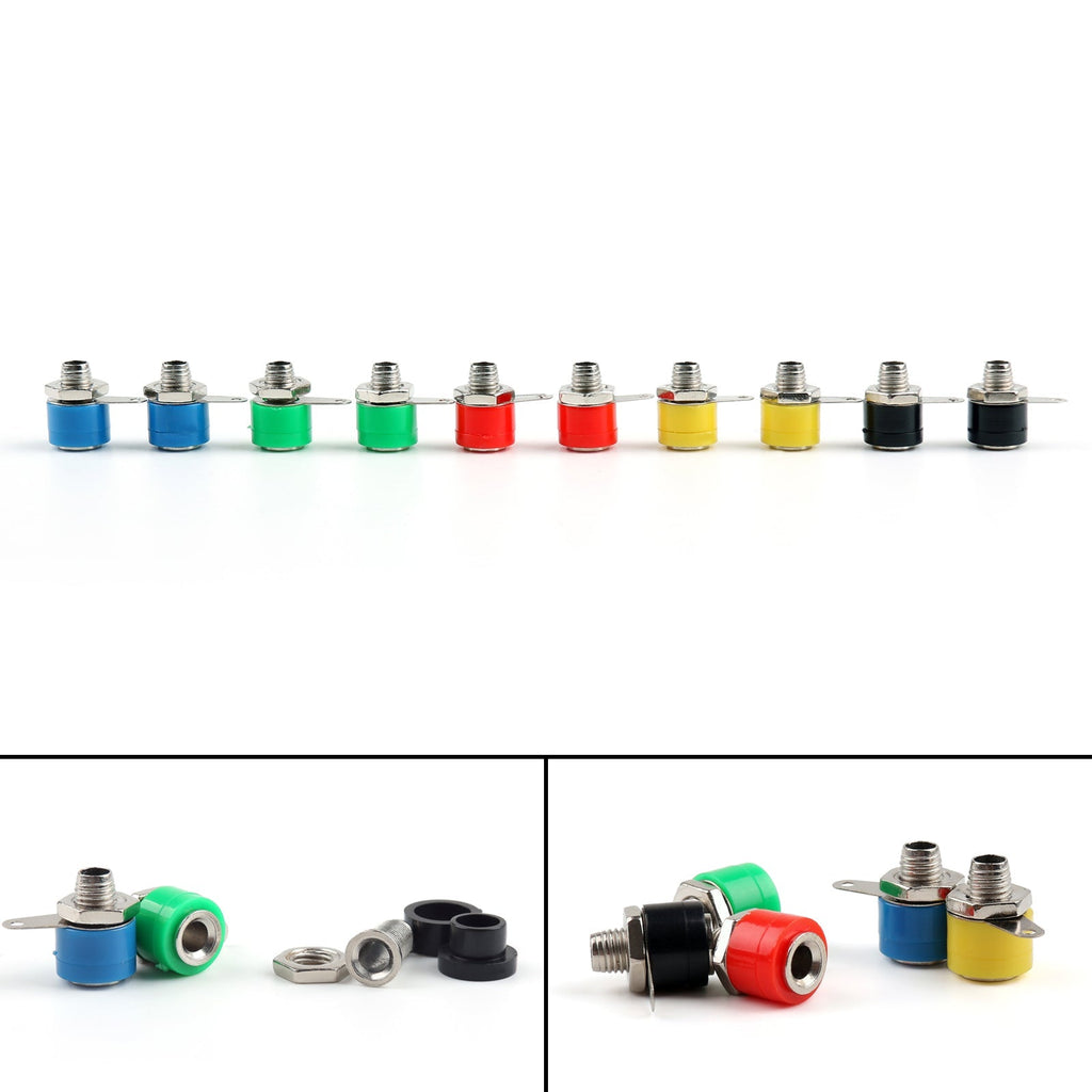 20-Piece 4mm Banana Plug Socket Connector Test Kit