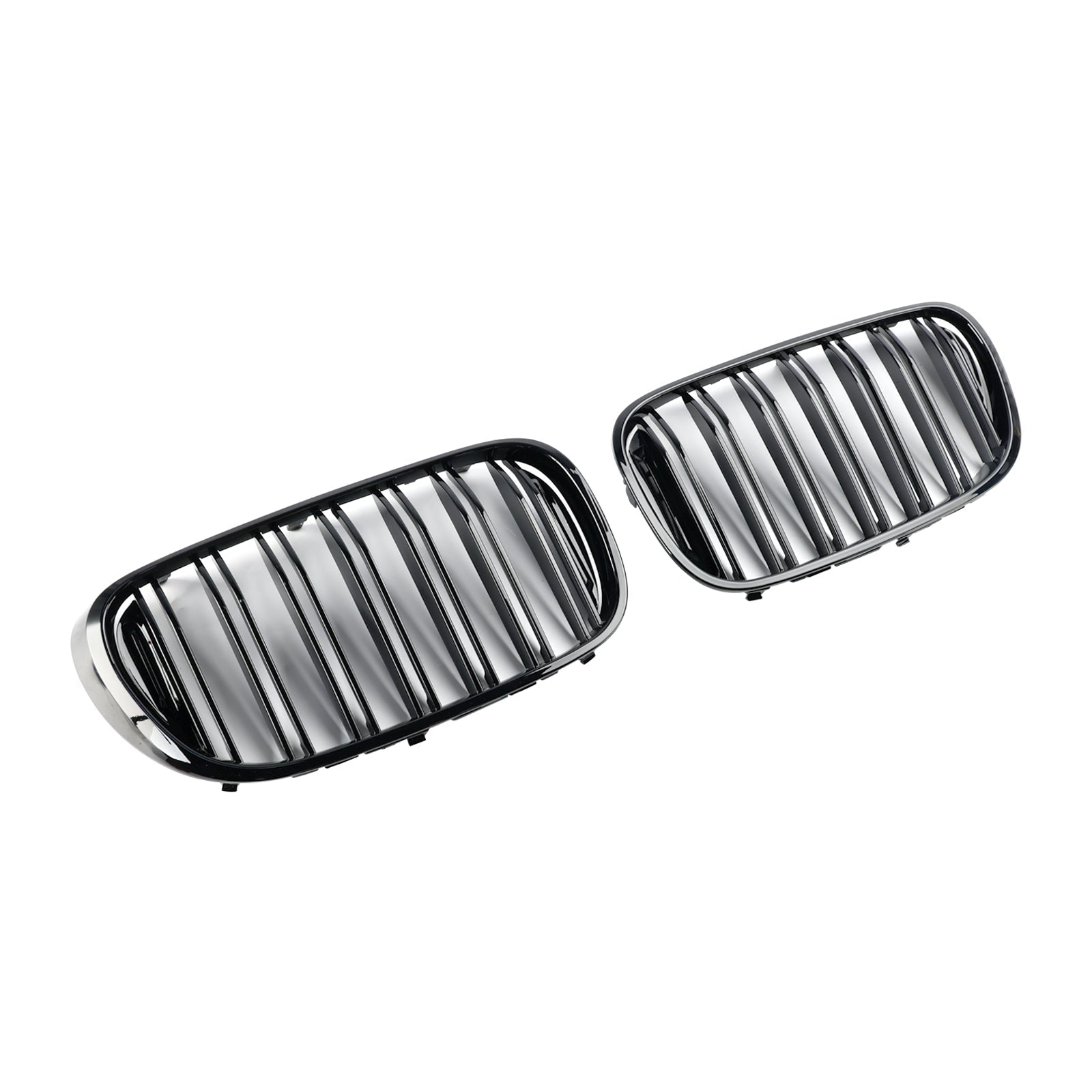 BMW 7 Series G11 Long-Wheelbase Pre-Facelift 2-Slat Black Front Kidney Grille 2015-2019