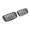 Pre-Facelift BMW G11 7 Series Long-Wheelbase Black Dual Slat Front Kidney Grille 2015-2019