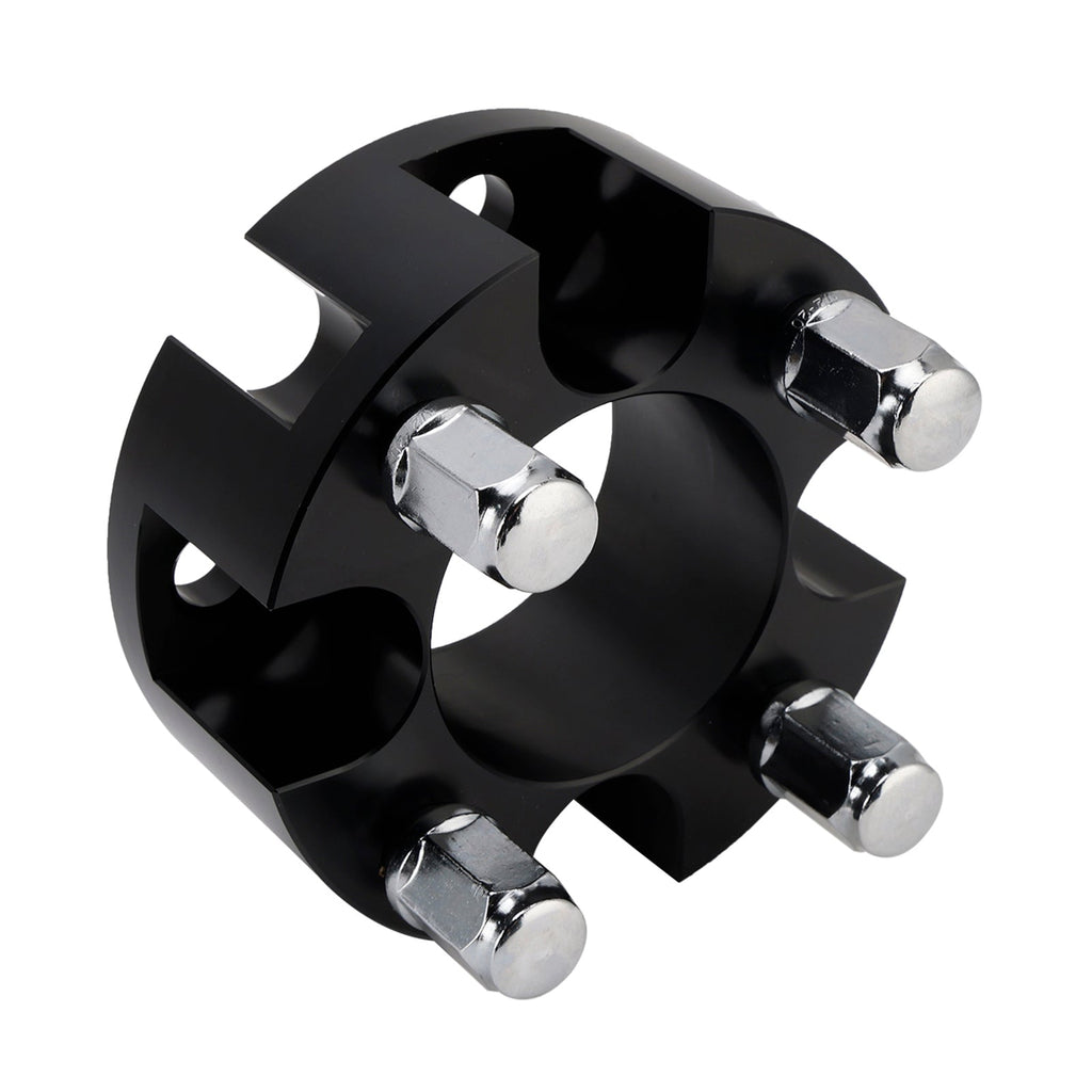 Golf Cart Wheel Spacers 2 Inch Black Lug Nuts Set for Club Car Yamaha EzGo